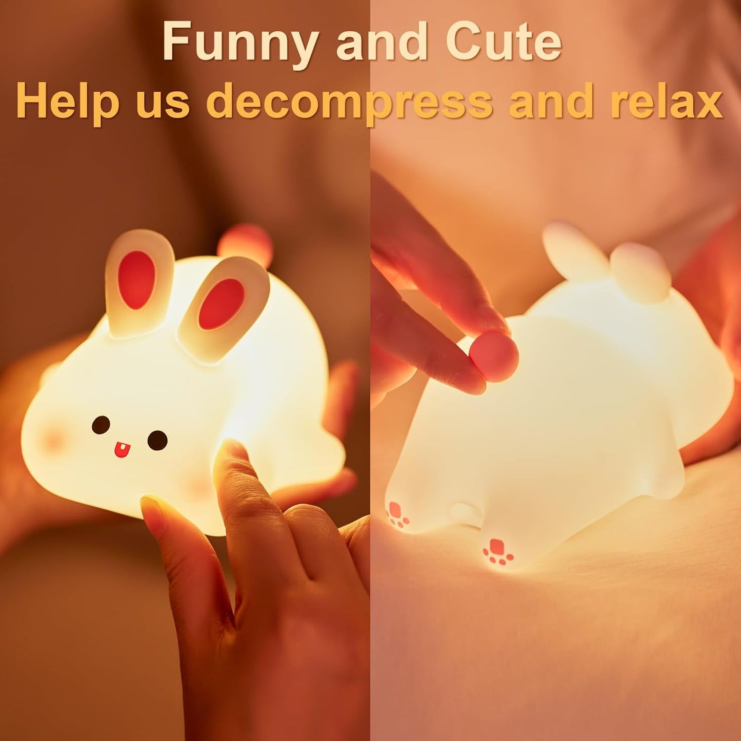  Rabbit Silicone Night Light