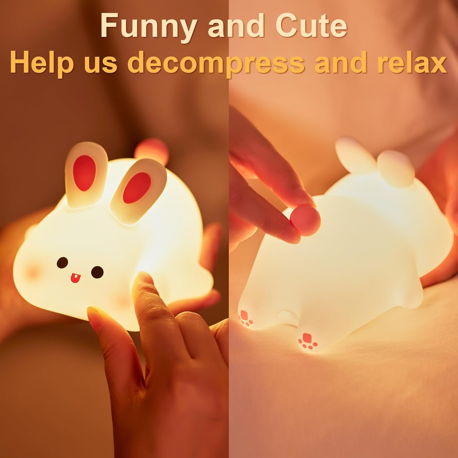  Rabbit Silicone Night Light